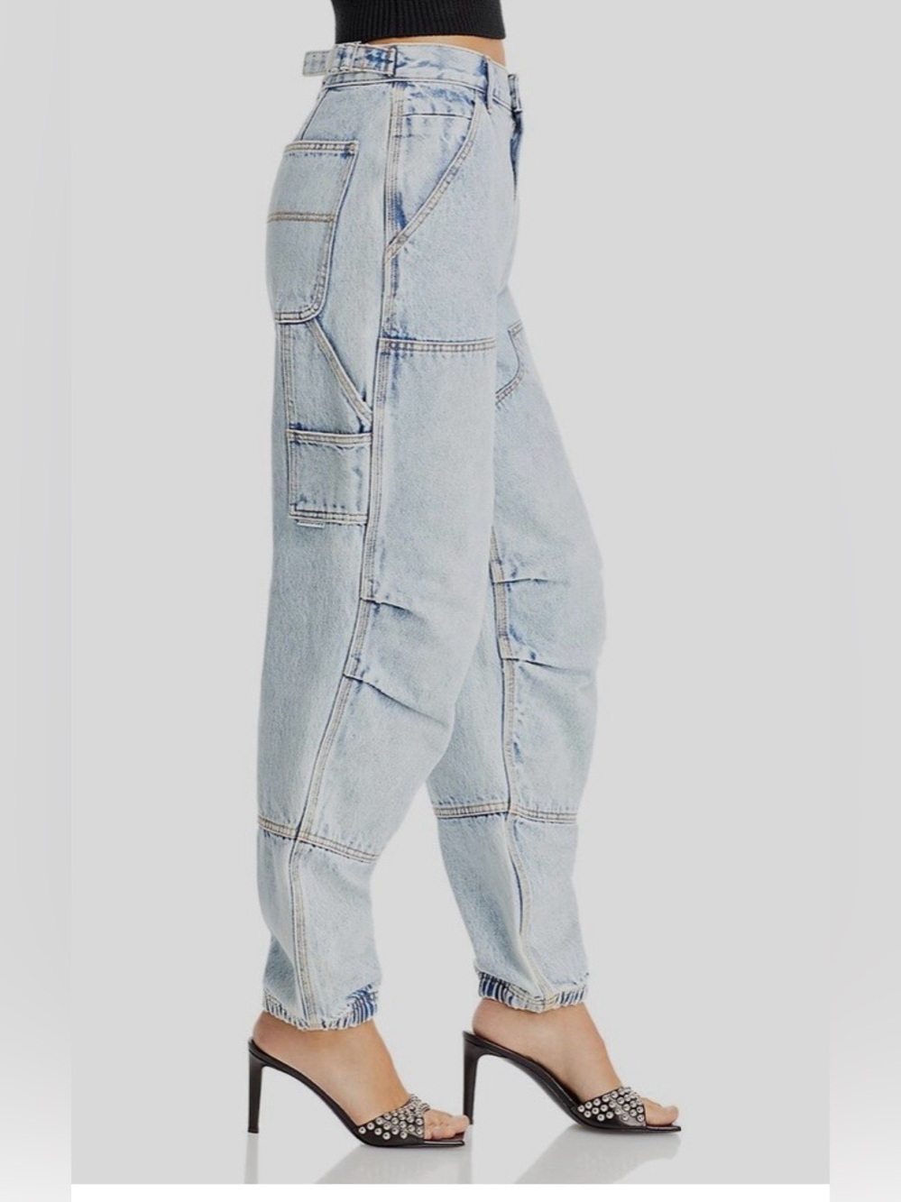 Alexander Wang Light Blue Relaxed Carpenter Jeans